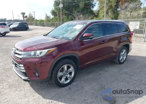 2017 Toyota Highlander Limited from USA, damaged, VIN 5TDYZRFH5HS221354